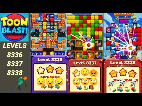 Toon Blast Levels 8336 8337 8338 ✨🦖