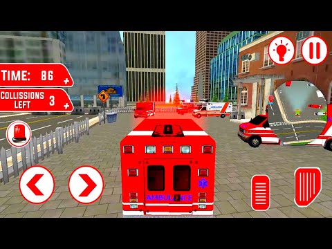 Accident City Ambulance Rescue Simulator 19 - US army city  ambulance rescue 911 - Android Gameplay