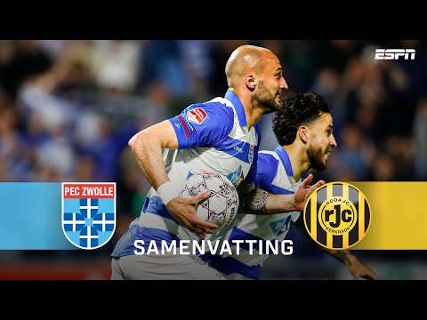 ⭐️ WONDERSCHONE TREFFERS van Medunjanin & Vellios 🔥 | Samenvatting PEC Zwolle - Roda JC