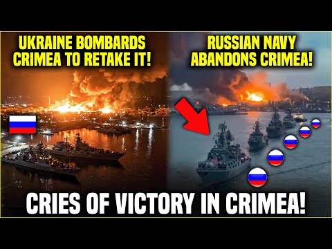 FINALLY: Russian Navy Frantically ABANDONS Crimea as Ukraine Bombards the Peninsula to Retake It