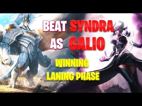 Galio VS Syndra | How to beat Syndra as Galio | Tips And Counters for Laning Phase
