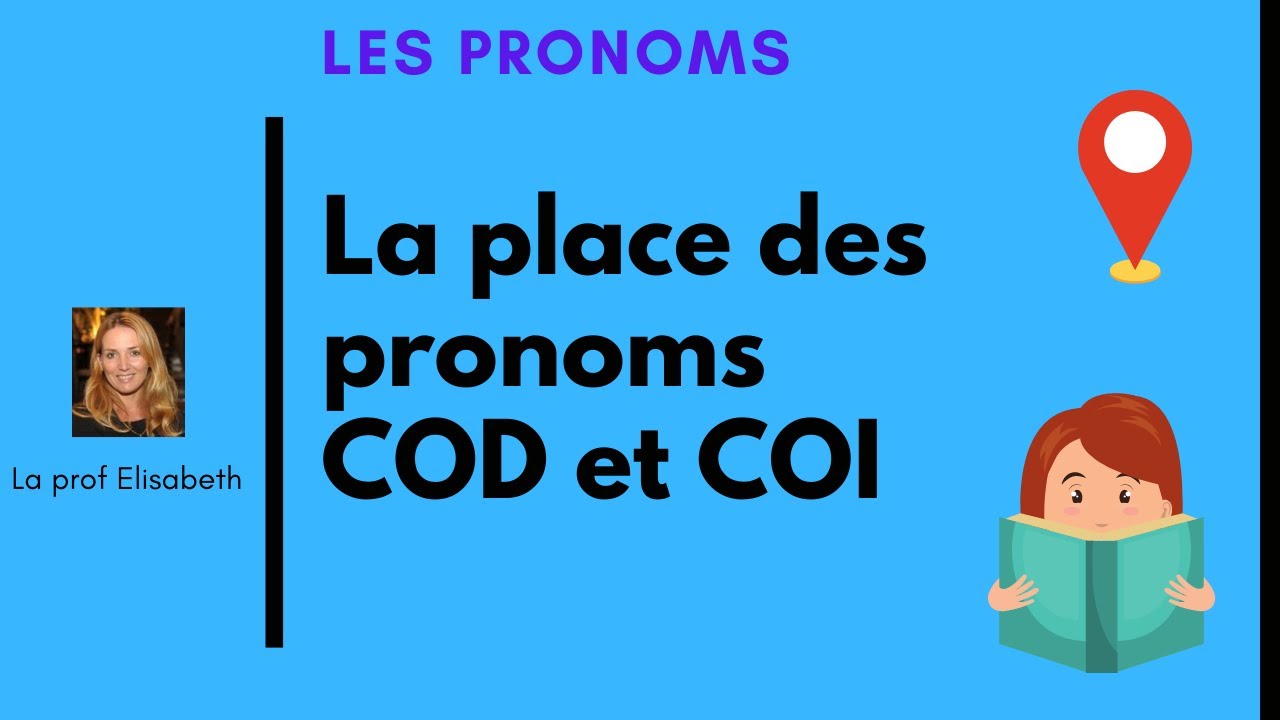 La place des pronoms COD et COI dans la phrase. Niveau A2/B1 de FLE