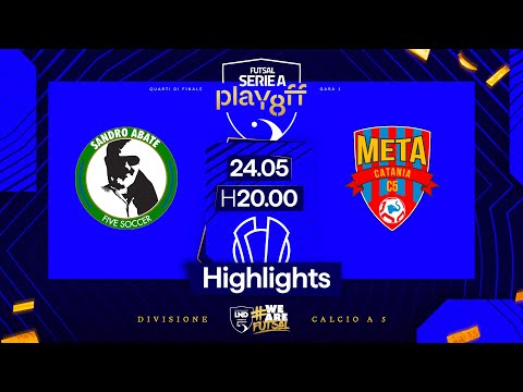 Sandro Abate-Meta Catania 2-1 | Serie A 2024/2025 | Playoff | Quarti - Gara-1 | Highlights