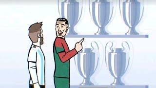 The Most Emotional Football Animation Ever | Messi & Ronaldo