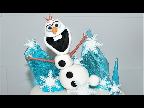 Cake decorating tutorials | how to make OLAF cake topper | Sugarella Sweets Video