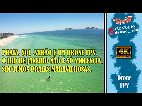 Praia, sol, Verão e um drone FPV. O Rio de Janeiro não é só violência. Sim temos praias maravilhosas