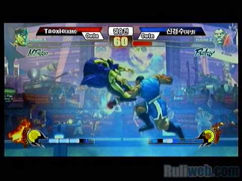 Korea Nationals SF4 Week 2-8 - ATM Spidertao (Dictator) vs Janet (Boxer)