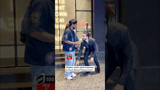 Raghav Juyal&#39;s playful attempt to touch Remo D&#39;Souza&#39;s feet at Yudhra screening #shorts #viral