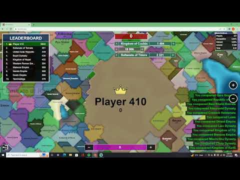 Territorial.io 100% Troops Island WR