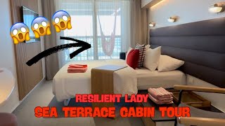 SEA TERRACE CABIN TOUR | VIRGIN VOYAGES RESILIENT LADY