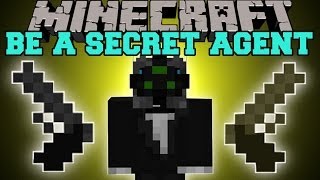 Minecraft: BE A SECRET AGENT (GADGETS, GUNS AND TUXEDOS) Secret Agent Mod Showcase