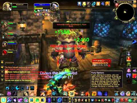 WoW Boss Fights - Shadowfang Keep - 1st Boss (Baron Ashbury) Healing