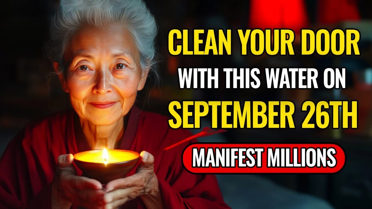 Clean Your Door with THIS WATER on September 26th and ATTRACT A LOT OF MONEY | Buddhist Teachings
