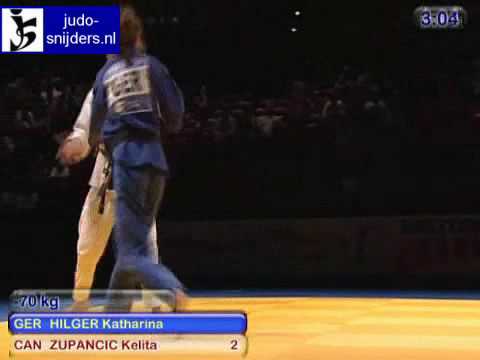 Judo 2009 Birmingham: Hilger (GER) - Zupancic (CAN) [-70kg].