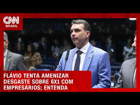 Fim da 6×1: Flávio Bolsonaro tenta amenizar desgaste com empresários; entenda | HORA H
