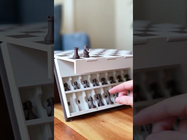 Vídeo relacionado con Gienslru Hangman Game Book, Vocabulary Words Spelling Challenge Table Game, 3D Printed Magnetic Chess Set, Hangmans Challenge Games, Portable Books Design Board Games for Adults (Chess)