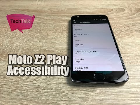 Moto Z2 Play Accessibility Settings