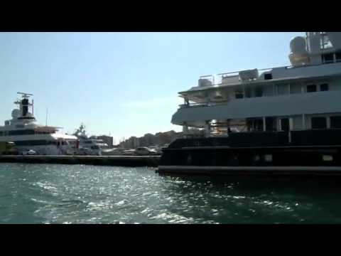 Super Yachts around Palma de Mallorca