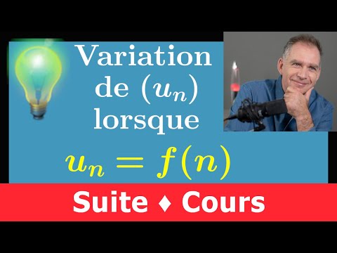 study the direction of variation of a sequence ♦ Method 2 ♦ Sequence of the type Un=f(n) ♦ First ...
