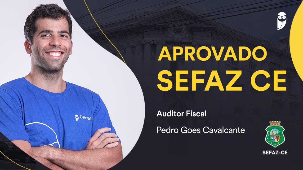 Pedro Goes, aprovado no concurso SEFAZ CE no cargo de Auditor Fiscal