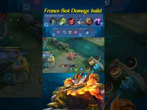 Franco Damage Build and Emblem 2025 #mlbb #mobilelegends #mlbbarena #mobilelegendsbangbang