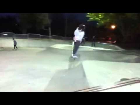 180 Bar Over quarter pipe to flat