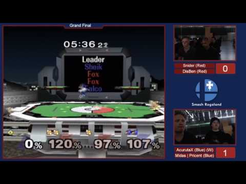 Digitality X - DisBen & Snider vs Pricent & Acurutax -  Doubles GF - Melee