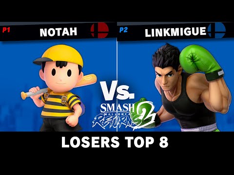 Smash Mallorca Returns 2 - Losers Top 8 - Notah (Ness) VS LinkMigue (Little Mac)