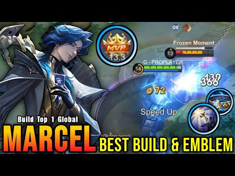 The Next META!! New Hero Marcel Best Build and Emblem!! - Build Top 1 Global Marcel ~ MLBB