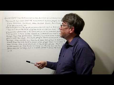 English Tutor Nick P Quotes (167) The Truth Will Set You Free  But First It Will Really Piss You Off