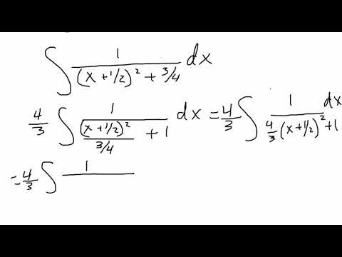 Example Trig Substitution 1