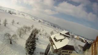 preview picture of video 'FPV winter drone flying low with a GoPro HD'