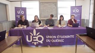 L'UEQ : Pourquoi voter ?