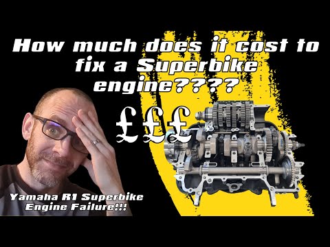 How Much Does It Cost to Fix a Superbike Engine? Yamaha R1 Engine Failure and What We\'ll Do!!!