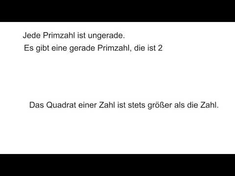 Aussagenlogik: Beispiele zur Verneinung von Aussagen