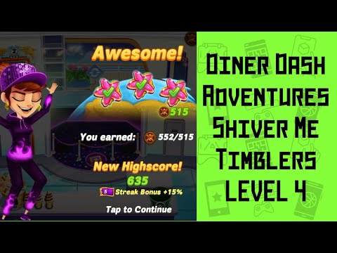 Diner Dash Adventures   Shiver Me Timbers Level 4 (Just Cruise Inn)