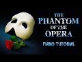 The Phantom Of The Opera Piano Tutorial