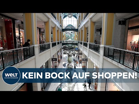 STÄRKSTER EINBRUCH SEIT 70 JAHREN: Deutsche haben keinen Bock auf Shoppen I WELT News
