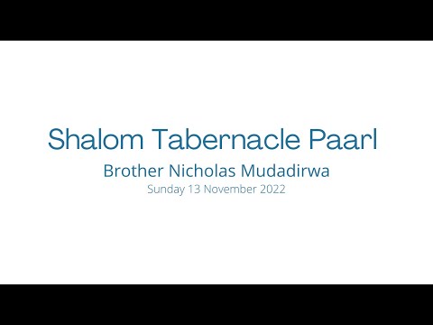 2022-1113AM - Brother Nicholas Mudadirwa - Supreme Anointing