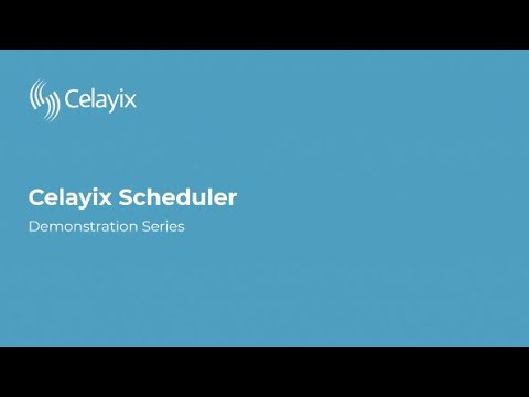 The Celayix Scheduler View