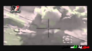 U.S. warplanes destroy a car bomb for ISIS terrorists in Ayn al-Arab - Kobanî