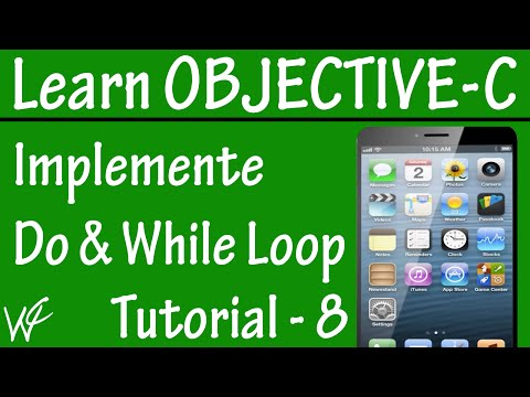 Free Objective C Programming Tutorial for Beginners 8 - Do and While Loop in Objective C