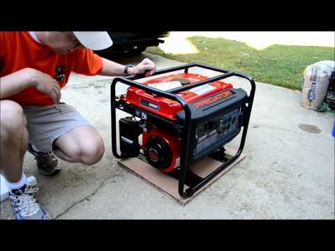 How to set up an electrical generator