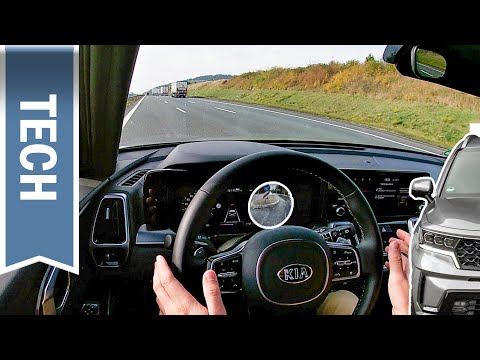 Neuer Highway Driving Assist & Blind-Spot View Monitor im Kia Sorento 2021 im Test/Assistenzsysteme