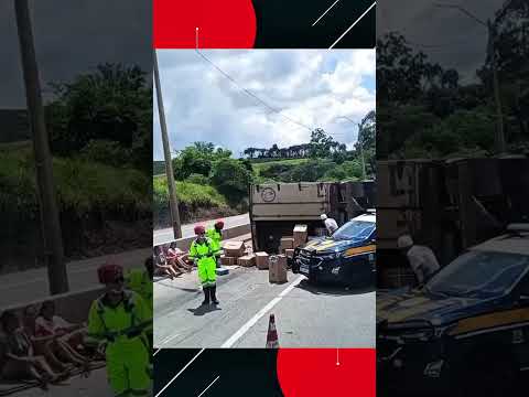 Polícia Rodoviária Federal prende mulheres por roubo de carga na BR 381 em Carmo da Cachoeira.