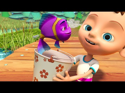 Peshku i vogël | Once I caught a fish alive | Ga Ga Këngë për fëmijë