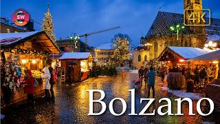 Bolzano/Bozen & Christmas market🎄(Alto Adige Südtirol), Italy【Walking Tour】Histo