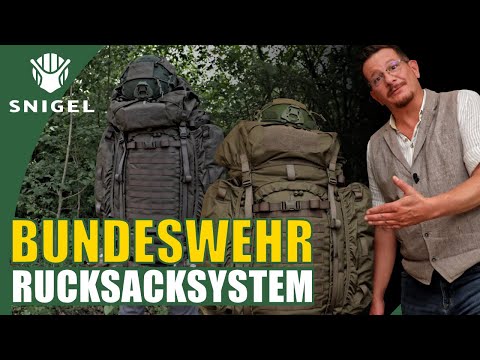 Bundeswehr Backpack System 100 by Snigel - The new backpack for the troops