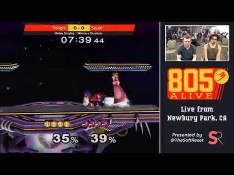 805 Alive 3 - Peligro (Peach) vs. Squid (Falco) - Winners Quarters