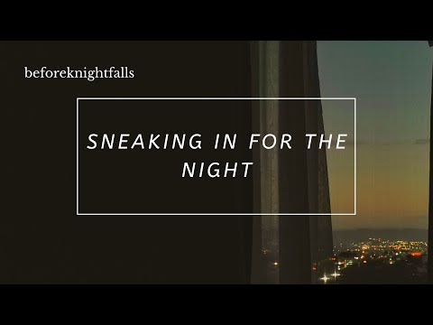 ASMR: sneaking in for the night